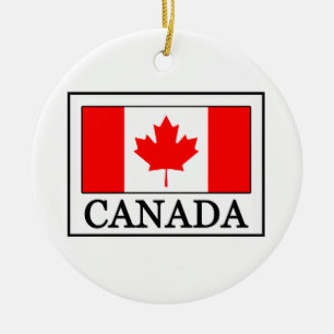 Canada Ceramic Ornament
