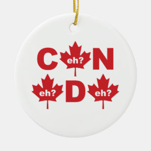 Canada Ceramic Ornament