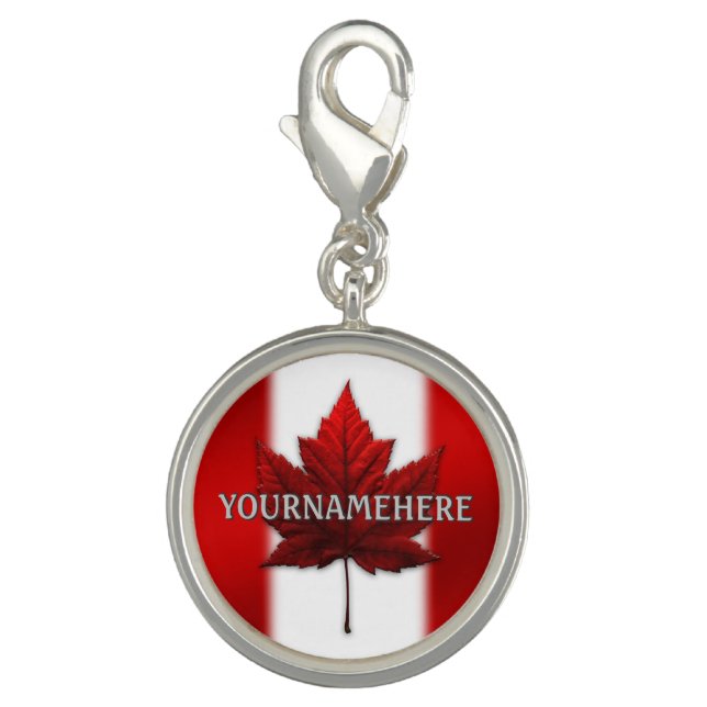 Canada Charms Custom Canada Flag Souvenir Jewelry (Front)