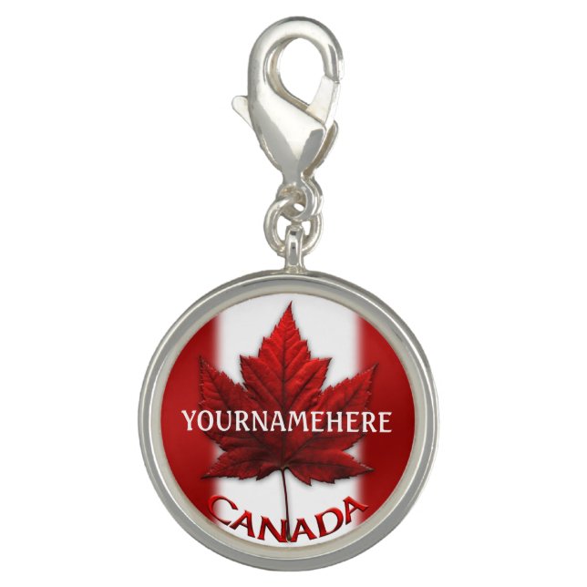 Canada Charms Custom Canada Flag Souvenir Jewelry (Front)