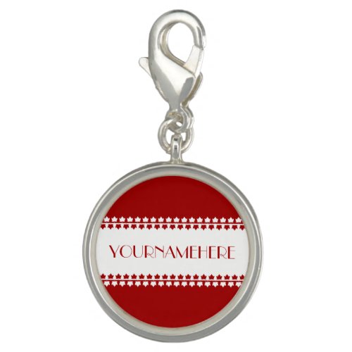 Canada Charms Custom Canada Flag Souvenir Jewelry