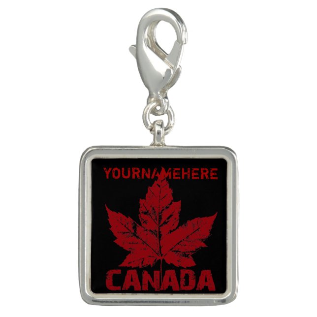 Canada Charms Custom Cool Canada Souvenir Jewelry (Front)