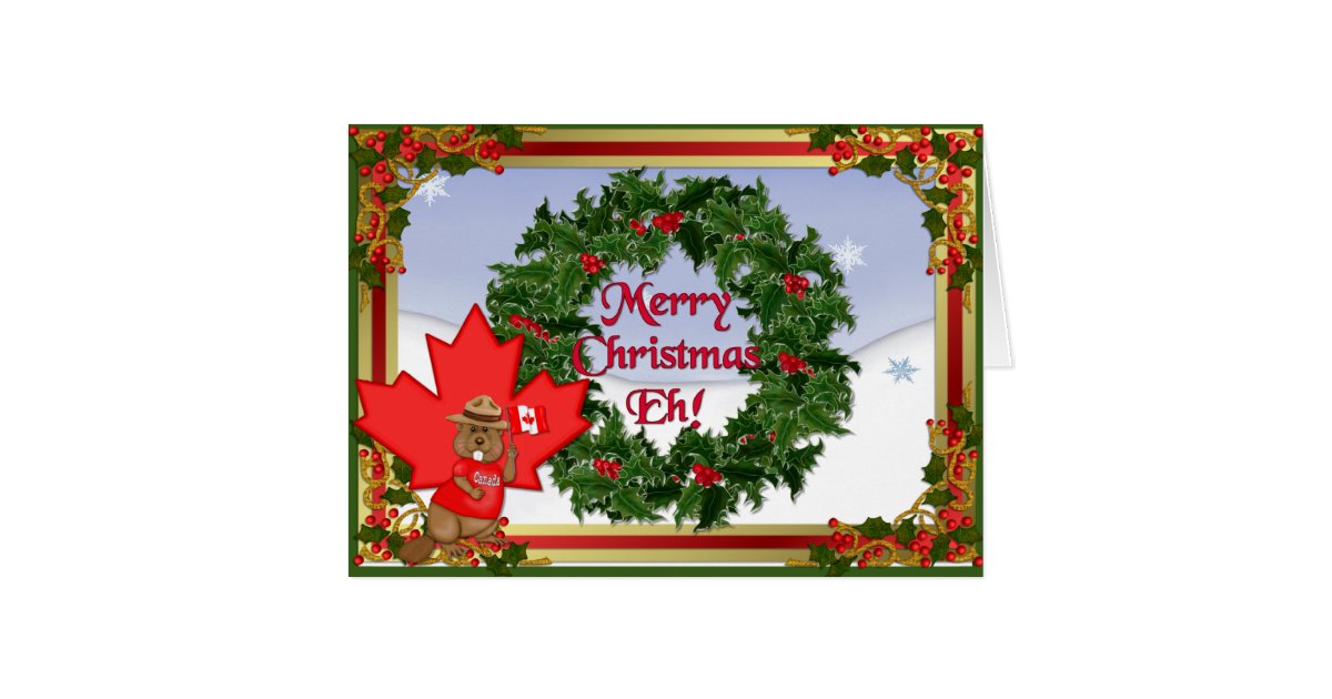 Canada Christmas Greeting Card | Zazzle.com