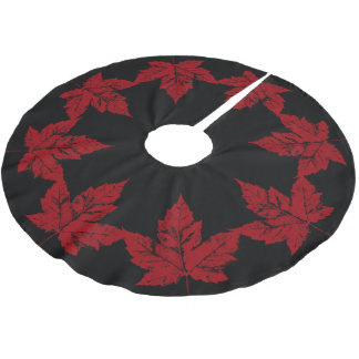 Canada Christmas Tree Skirt Cool Canada Maple Leaf