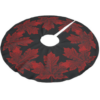 Canada Christmas Tree Skirt Cool Canada Maple Leaf