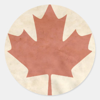 CANADA CLASSIC ROUND STICKER