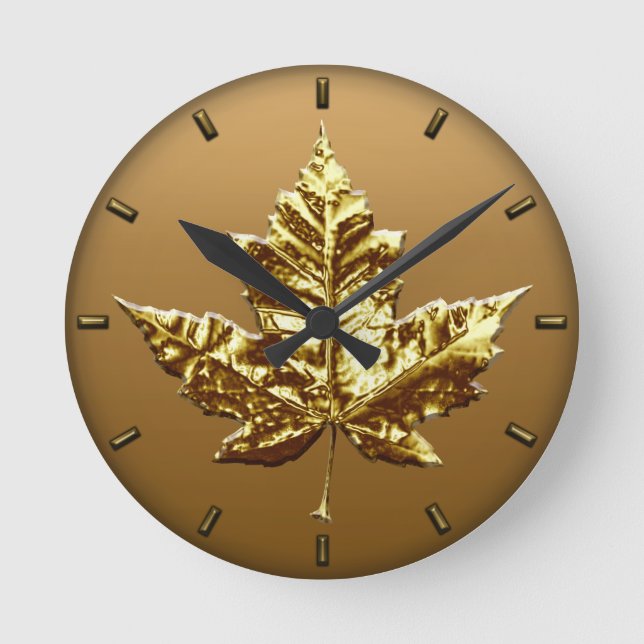 Canada Clock Gold Medal Canada Souvenir Clock (Front)