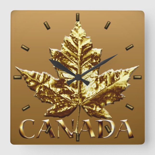 Canada Clock Gold Medal Canada Souvenir Clock (Front)