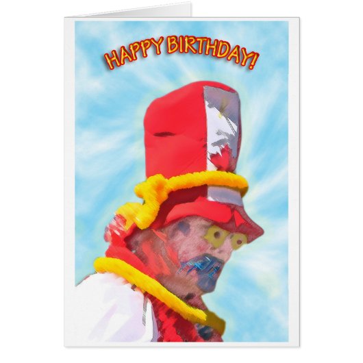 Canada Clown card (Front)