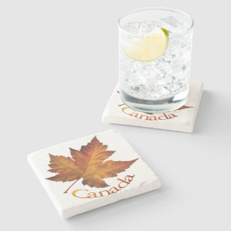 Canada Coasters Marble Canada Maple Leaf Coasters