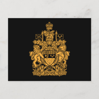 Canada Coat of Arms - Canada Crest Postcard