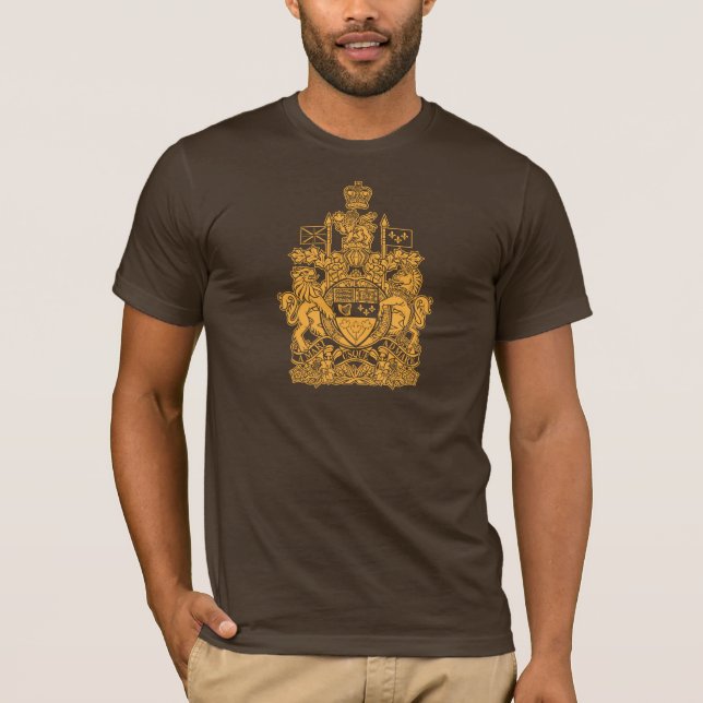 Canada Coat of Arms - Canada Crest T-Shirt (Front)