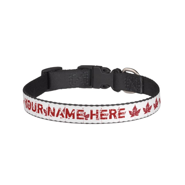 Canada Collar Retro Cool Canada Dog Souvenir (Front)