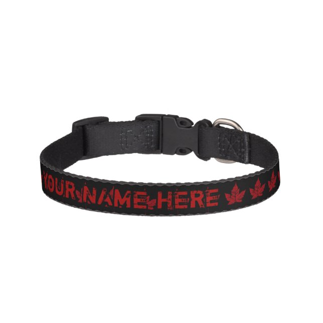 Canada Collar Retro Cool Canada Dog Souvenir (Front)