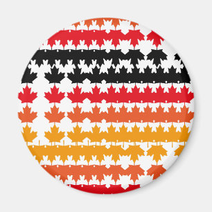 CANADA COLORS MAPLE BY MASANSER PIXELAT MAGNET