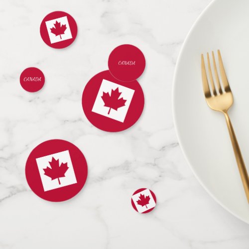 Canada Confetti Table Scatter
