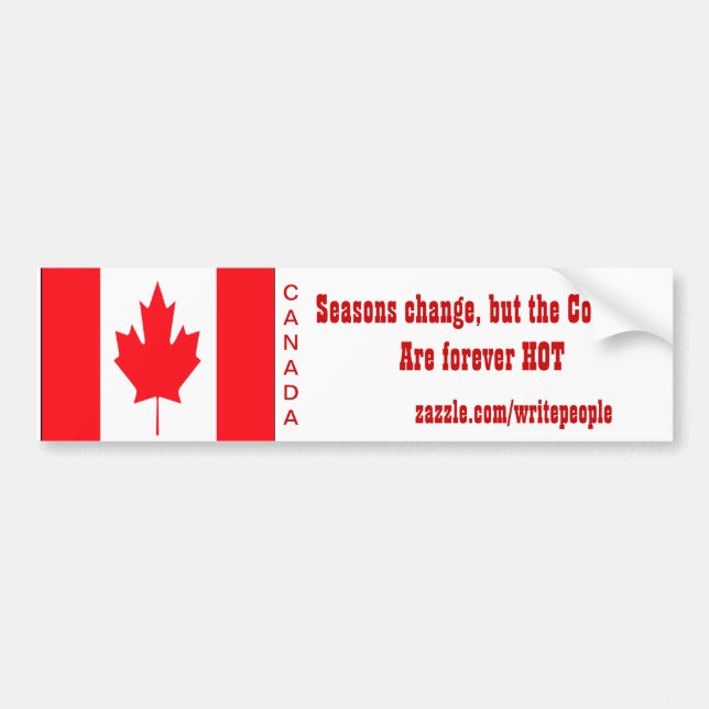 canada cougar bumper sticker (Front)