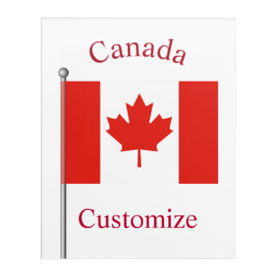 Canada Country Flag Thunder_Cove Acrylic Print
