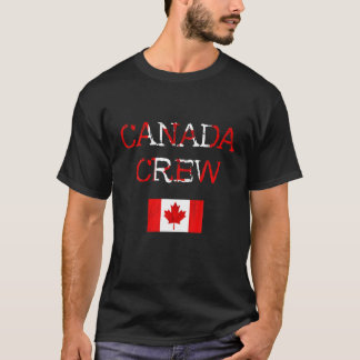 Canada Crew Maple Leaf Canadian Flag Canada Canadi T-Shirt