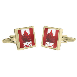 Canada Cufflinks Canada Maple Leaf Cufflinks