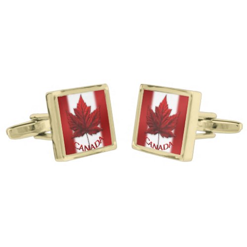 Canada Cufflinks Canada Maple Leaf Cufflinks