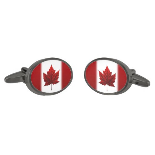 Canada Cufflinks Canada Maple Leaf Cufflinks