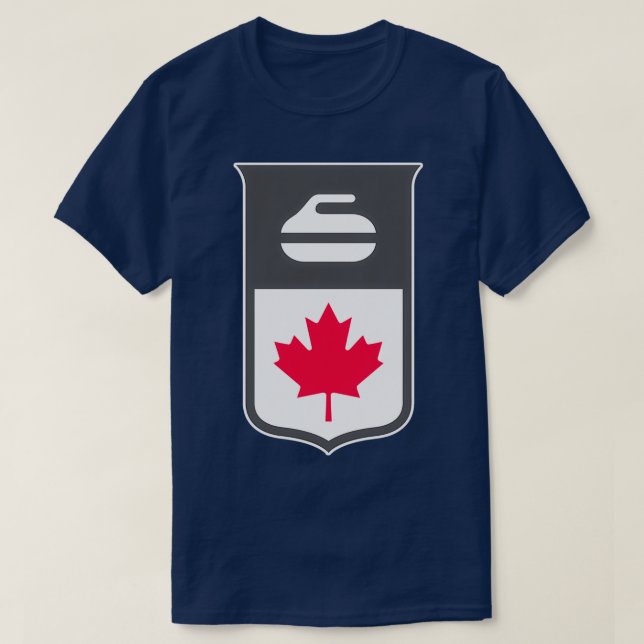 canada curling2 logo T-Shirt (Design Front)