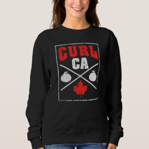 Canada Curling Team Canadian Curler Player Winter Sweatshirt