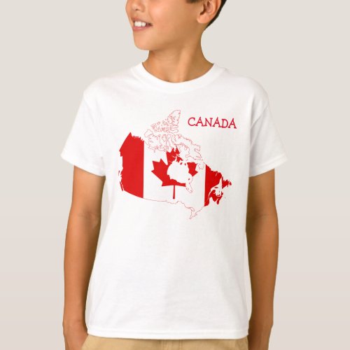 Canada Customizable Kids t_shirt