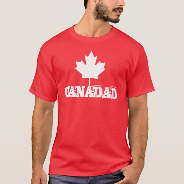 Canada Dad - Canadian Father's Day Gift - Canadad T-Shirt (Front)