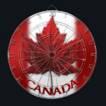 Canada Dartboard Canada Flag Souvenir Dartboards<br><div class="desc">Canada Souvenir Dart Boards Personalized Canada Flag Dartboards Cool Canada Dartboards Your Name Here Canada Souvenirs, Gifts for Men, Women, Kids Home & Office Canada Games Gifts, Decor Beautiful Canada Maple Leaf Dartboards and Canada Decor Your Name Here Canada Souvenir Dartboard Cool Customized Canada Pub Decor Dartboard Design by Canadian...</div>