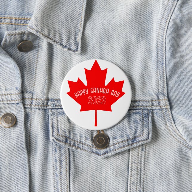 Canada Day 2023 Tshirt Button (In Situ)