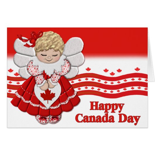 Canada Day Angel Cards (Front Horizontal)