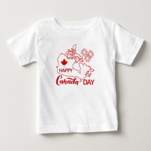 Canada Day Baby T-Shirt (Front)