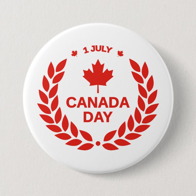 Canada Day  Button (Front)