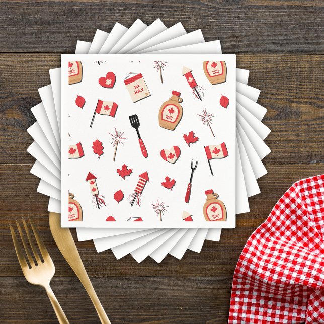 Canada Day Canadian BBQ Napkins (Creator Uploaded)
