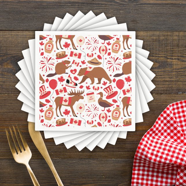 Canada Day Canadian Napkins (Creator Uploaded)