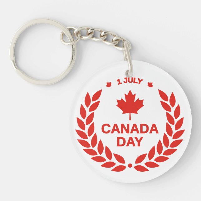 Canada Day Celebration-24658 Keychain (Front)