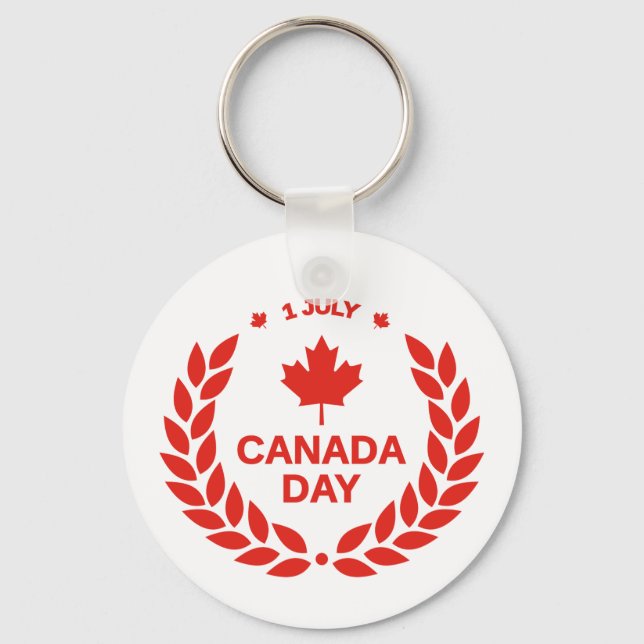 Canada Day Celebration-24658 Keychain (Front)