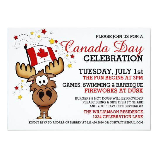 Canada Day Celebration Invitation