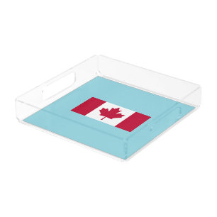 Canada Day Celebration Party  Acrylic Tray