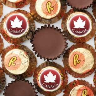 Canada Day Chocolates Canada Maple Leaf Reese's Peanut Butter Cups