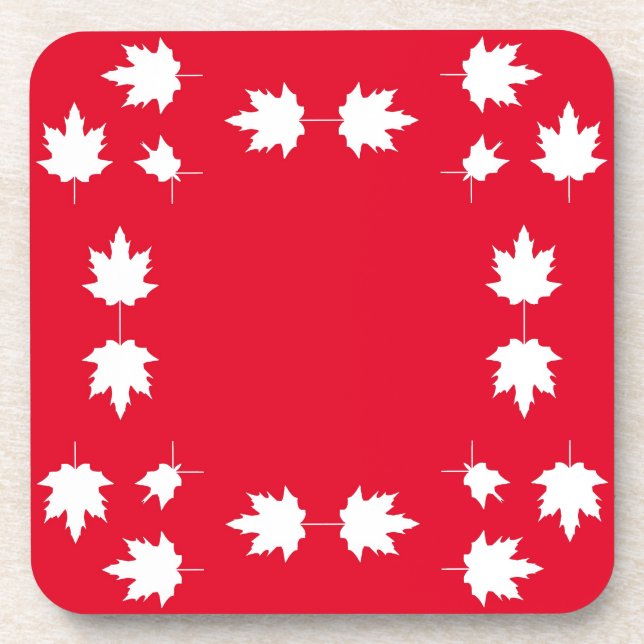 canada day drink coaster (Front)