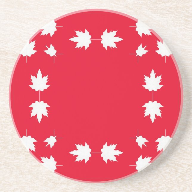 canada day drink coaster (Front)