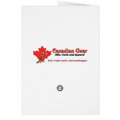 Canada Day Eh Team Cards (Back)