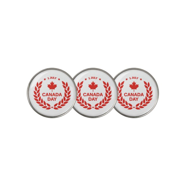 Canada Day Golf Ball Marker (3 Up)