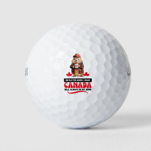 Canada Day Golf Balls