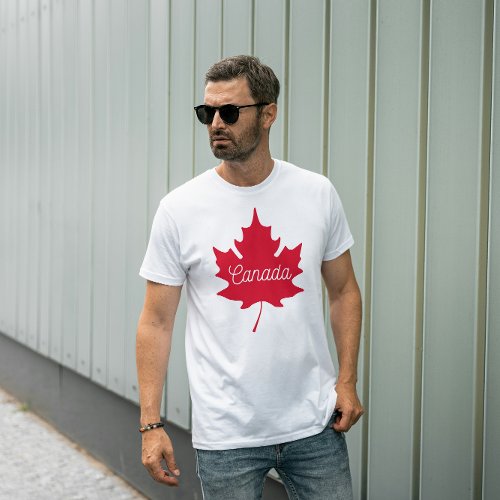 Canada Day Maple Leaf Emblem Unisex T_Shirt