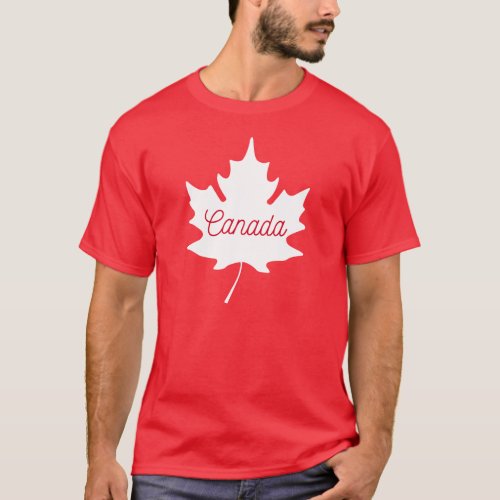 Canada Day Maple Leaf Emblem Unisex T_Shirt