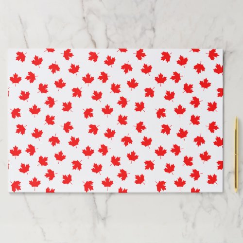 Canada Day Maple Leaf Paper Disposable Placemats 